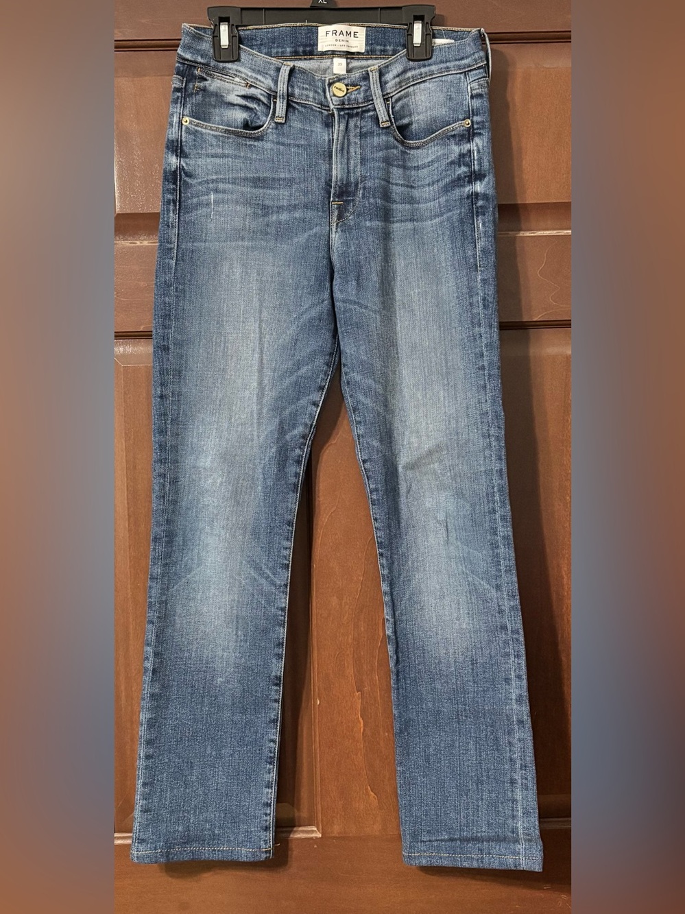 FRAME le high straight jeans size 25